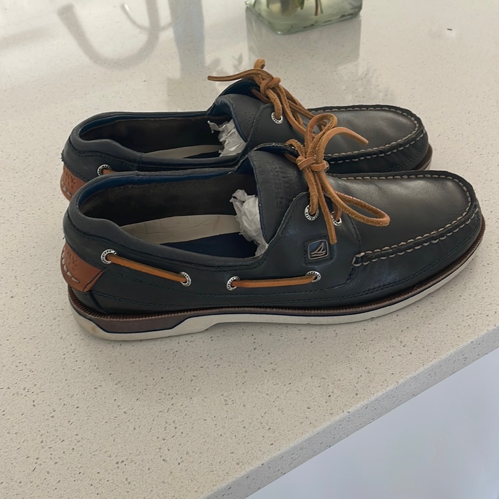 Leather Sperry Top Siders